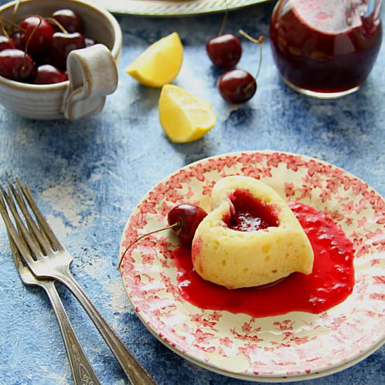 Steamed Mini Lemon Cakes