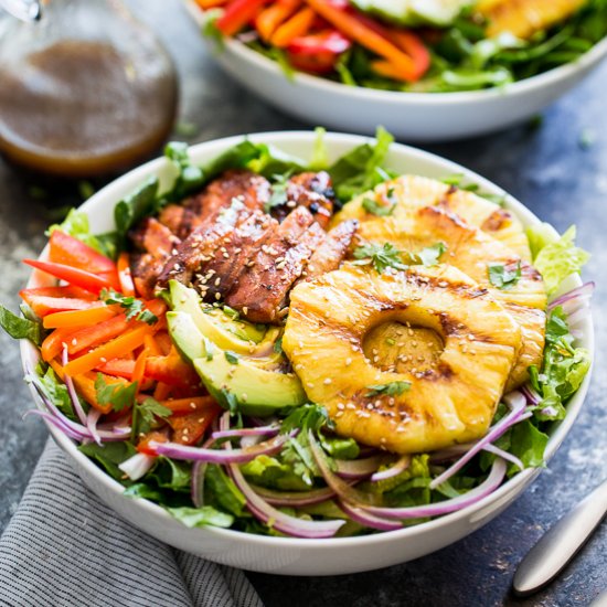 Grilled Teriyaki Chicken Salad