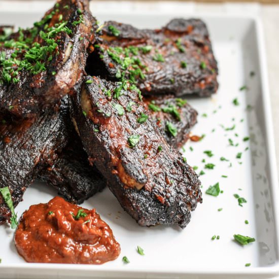 Paleo Coffee Rubbed Beef Short Ribs