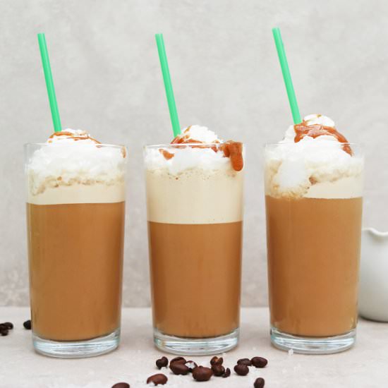 Vegan Salted Caramel Frappuccino