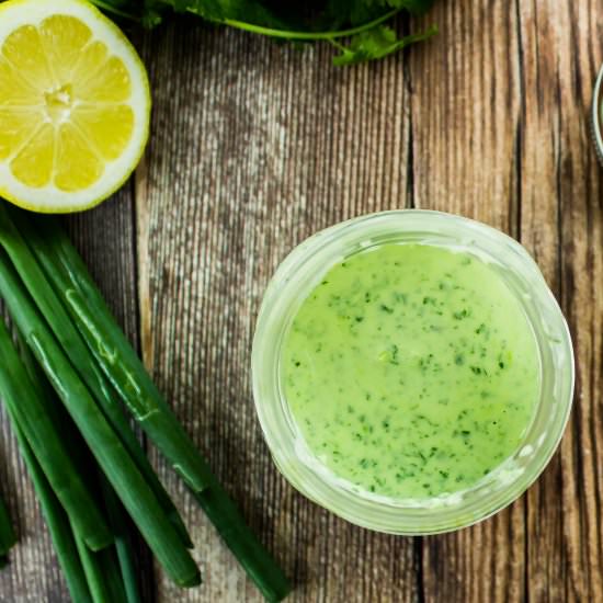 Lightened Up Green Goddess Dressing