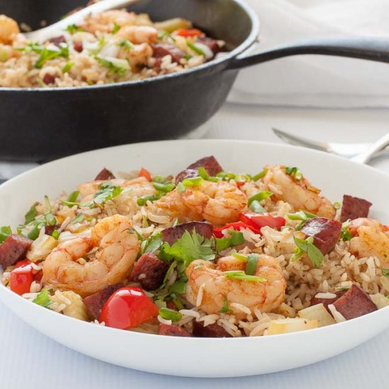 Easy Cajun Shrimp Fried Rice