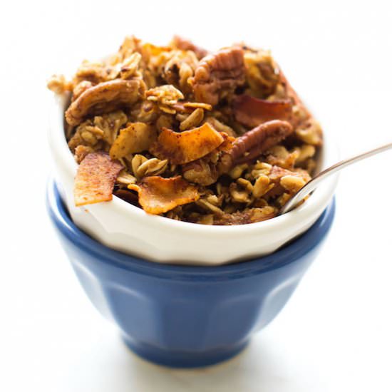 Vegan Maple Bacon Granola