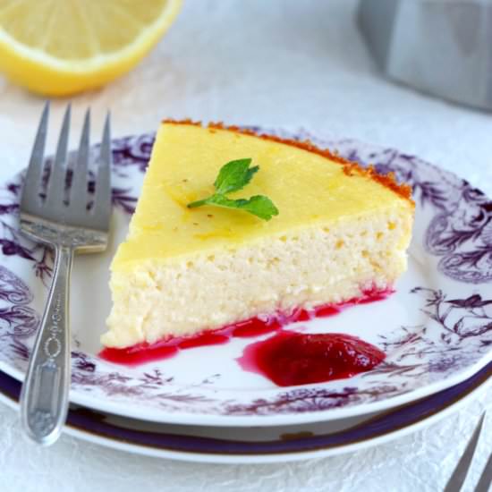 Fiadone-Style Cheesecake