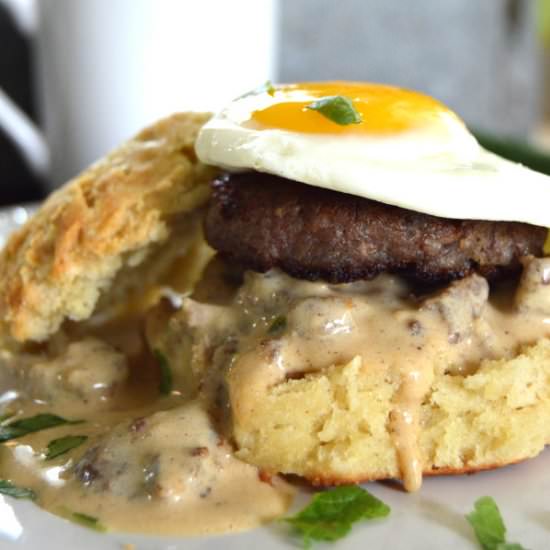 Cowboy Style Eggs Benedict