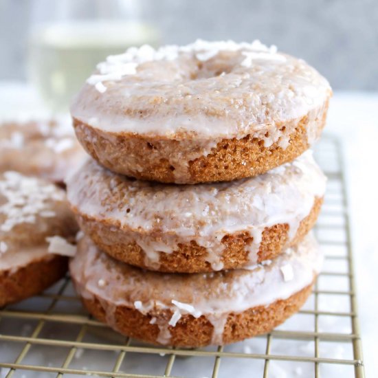 Champagne-Glazed Baked Donuts