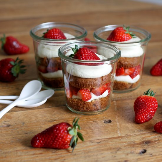 Cupcakes in a jar