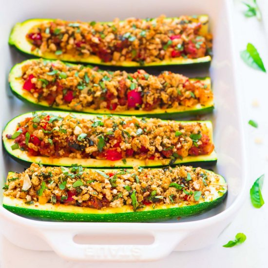 Italian-Style Zucchini Boats