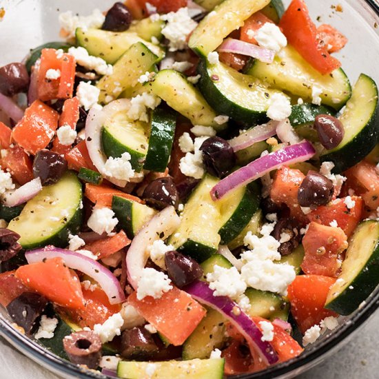 Greek Cucumber Salad