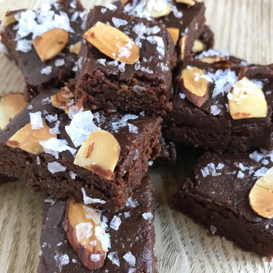 Salty Raw Chocolate Squares