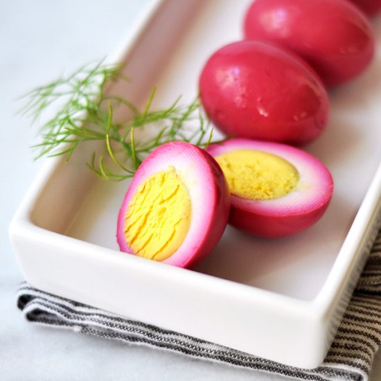 Quick Pickled Eggs and Beets