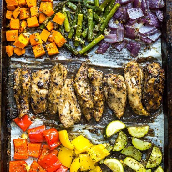 Balsamic Sheet Pan Chicken