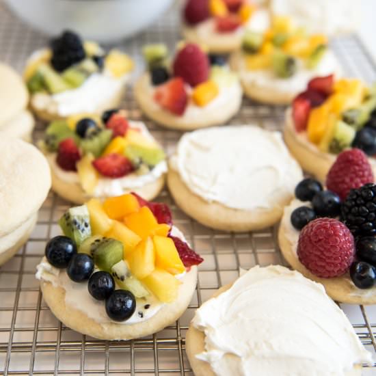 Fruit Pizza Cookies