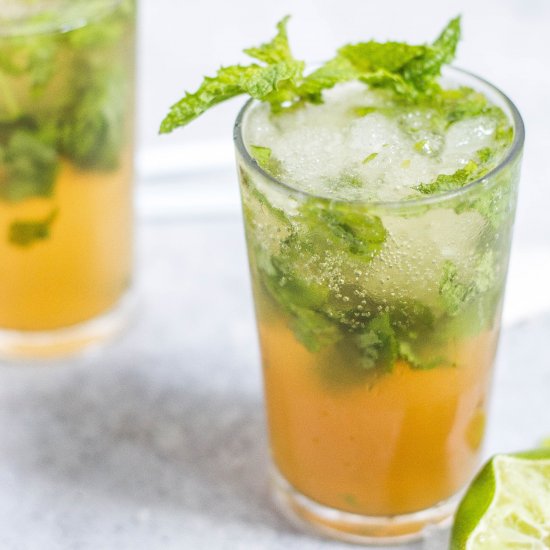 Nettle Tea Mojitos (Mocktails)