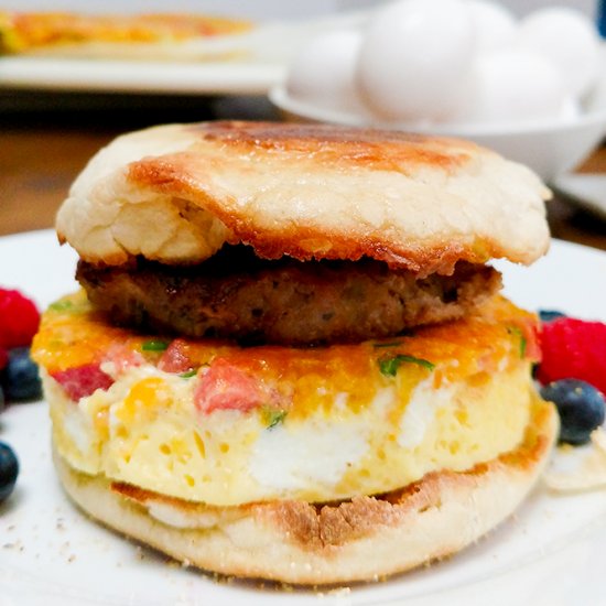 Make Ahead Breakfast Sandwiches