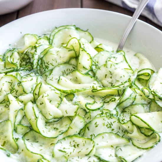 German Cucumber Salad