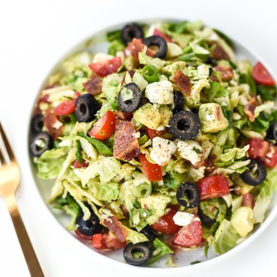 “BLT” Brussels Sprouts Chopped Salad