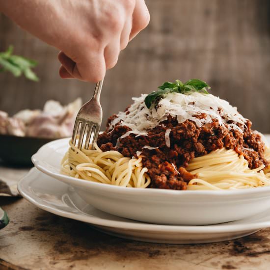 Perfect Spaghetti Bolognese