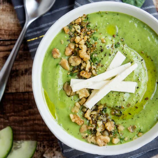 Cucumber Basil Gazpacho