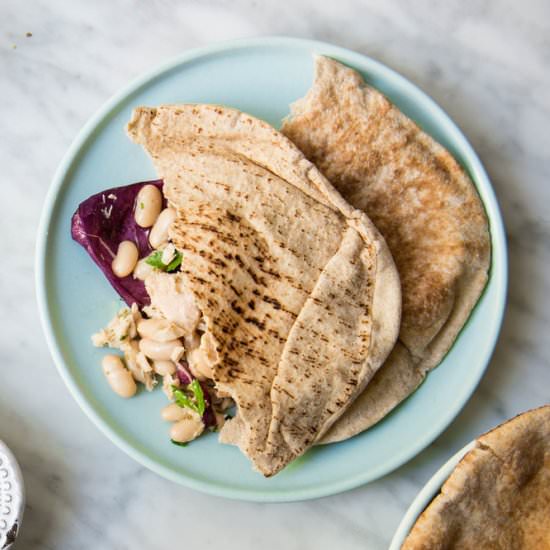 White Bean Tuna Radicchio Salad