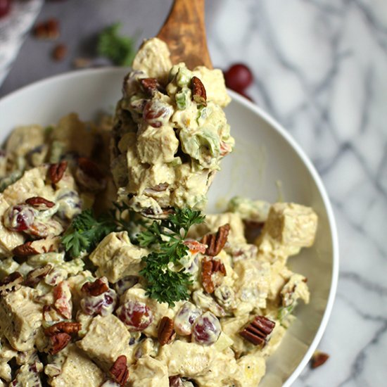 Crunchy Curry Chicken Salad