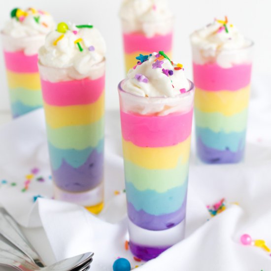 Rainbow Mousse Shooters