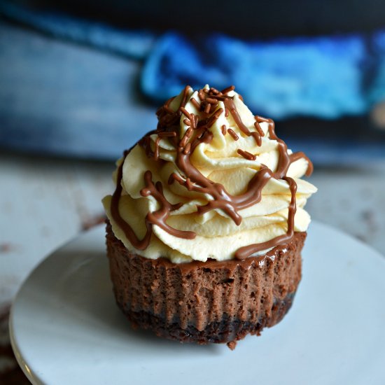 Mini Baileys Chocolate Cheesecake