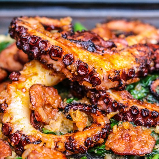 Grilled Octopus with Chorizo