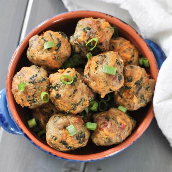 Bacon Sweet Potato Meatballs