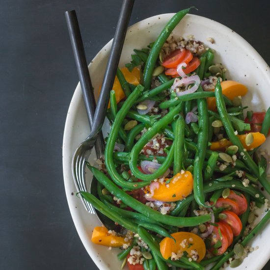 Green Bean Salad with Quinoa