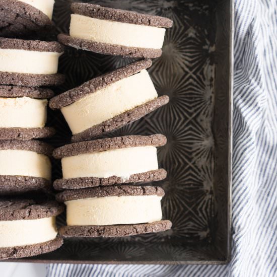 Chocolate Earl Grey Sandwiches