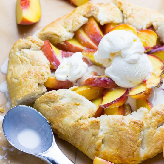 Rustic Peach Galette