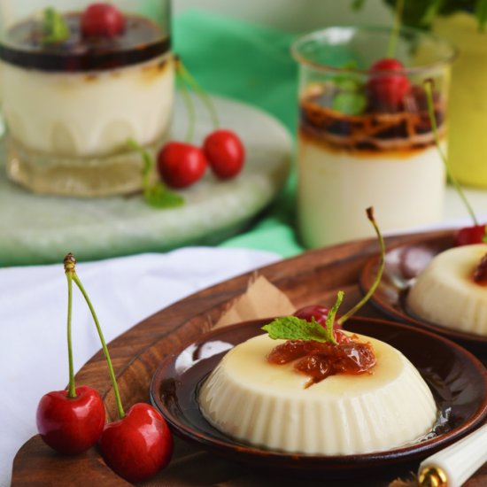 Vanilla panna cotta