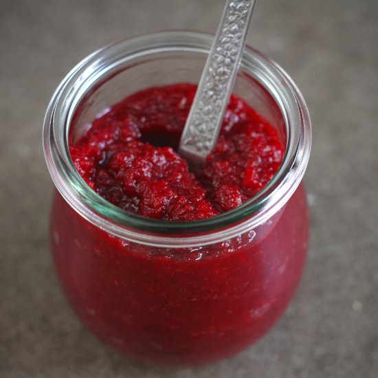 Beetroot Apple Ginger Chutney