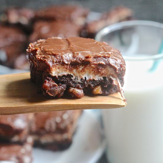 Marshmallow Mocha Fudge Brownies