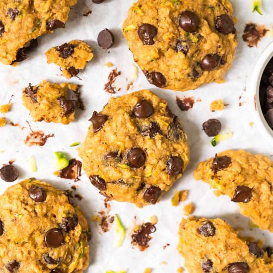 Chocolate Chip Zucchini Cookies