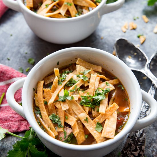 Steak Tortilla Soup