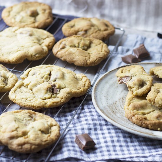 Soft bake chocolate chunk cookies