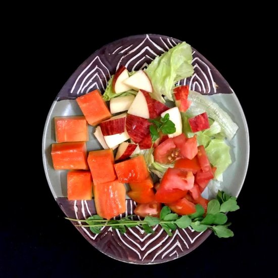 Fruit Salad with Citrus Dressing