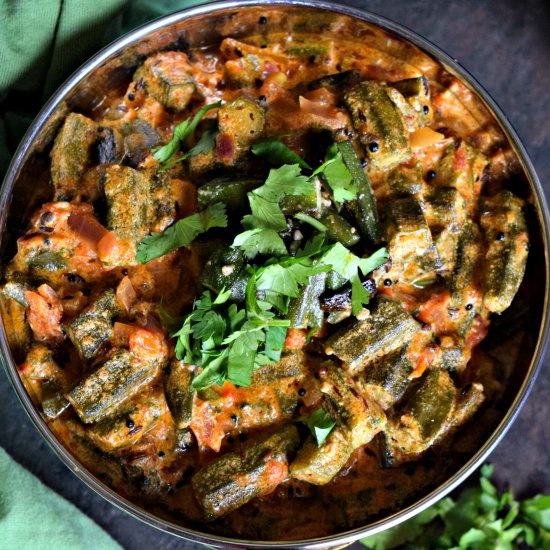 Achari Dahi Bhindi/Okra