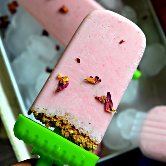 Strawberry Cheesecake Popsicle