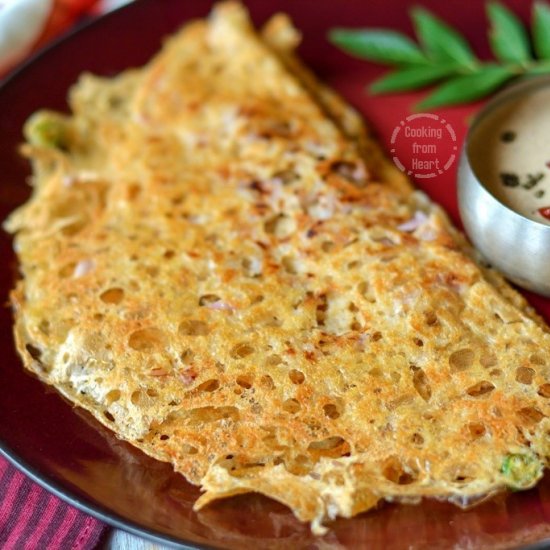 Instant Oats Rava Dosa