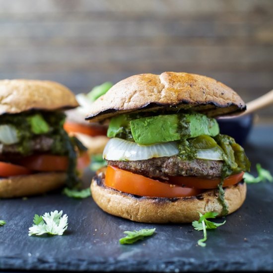 Zesty Chimichurri Burgers