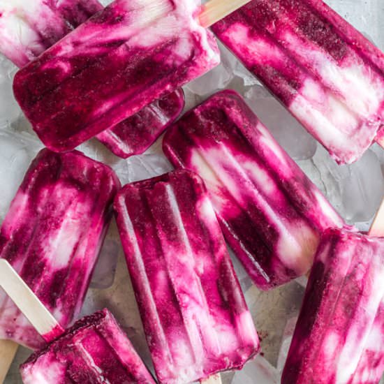 Fruit of the Forest Yogurt Pops