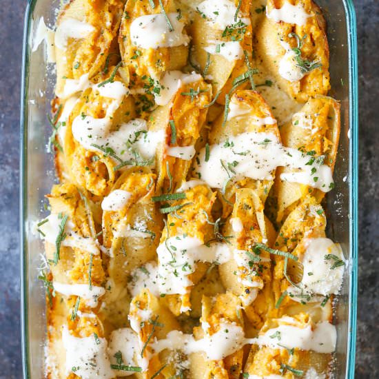 Pumpkin Stuffed Shells