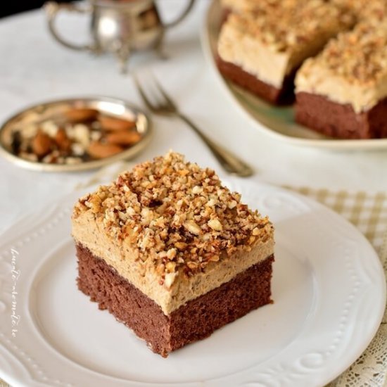 Cake with Instant Coffee Cream