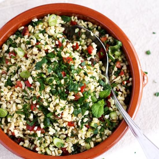 Tabbouleh Bulgur and Parsley Salad