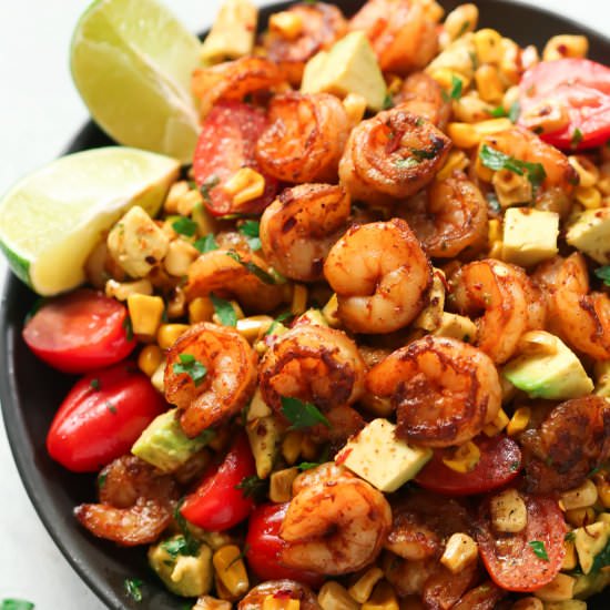 Corn Shrimp Salad