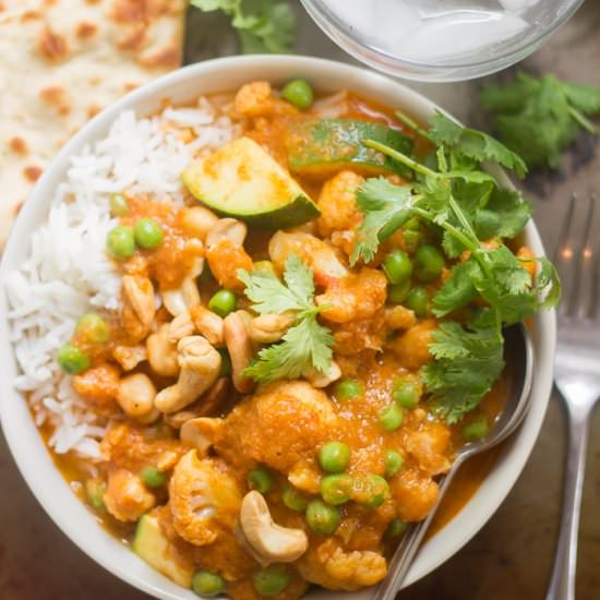 Vegan Vegetable Korma