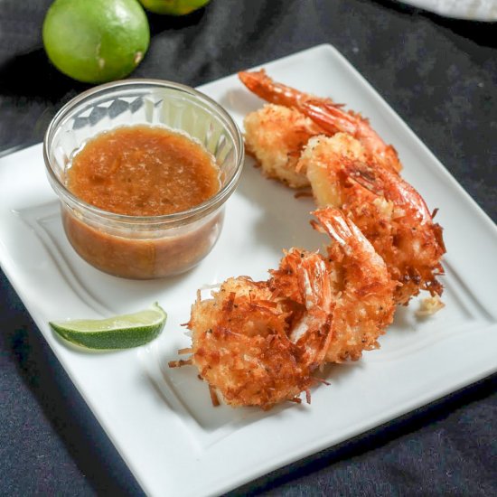 Coconut Shrimp with Lemon Marmalade